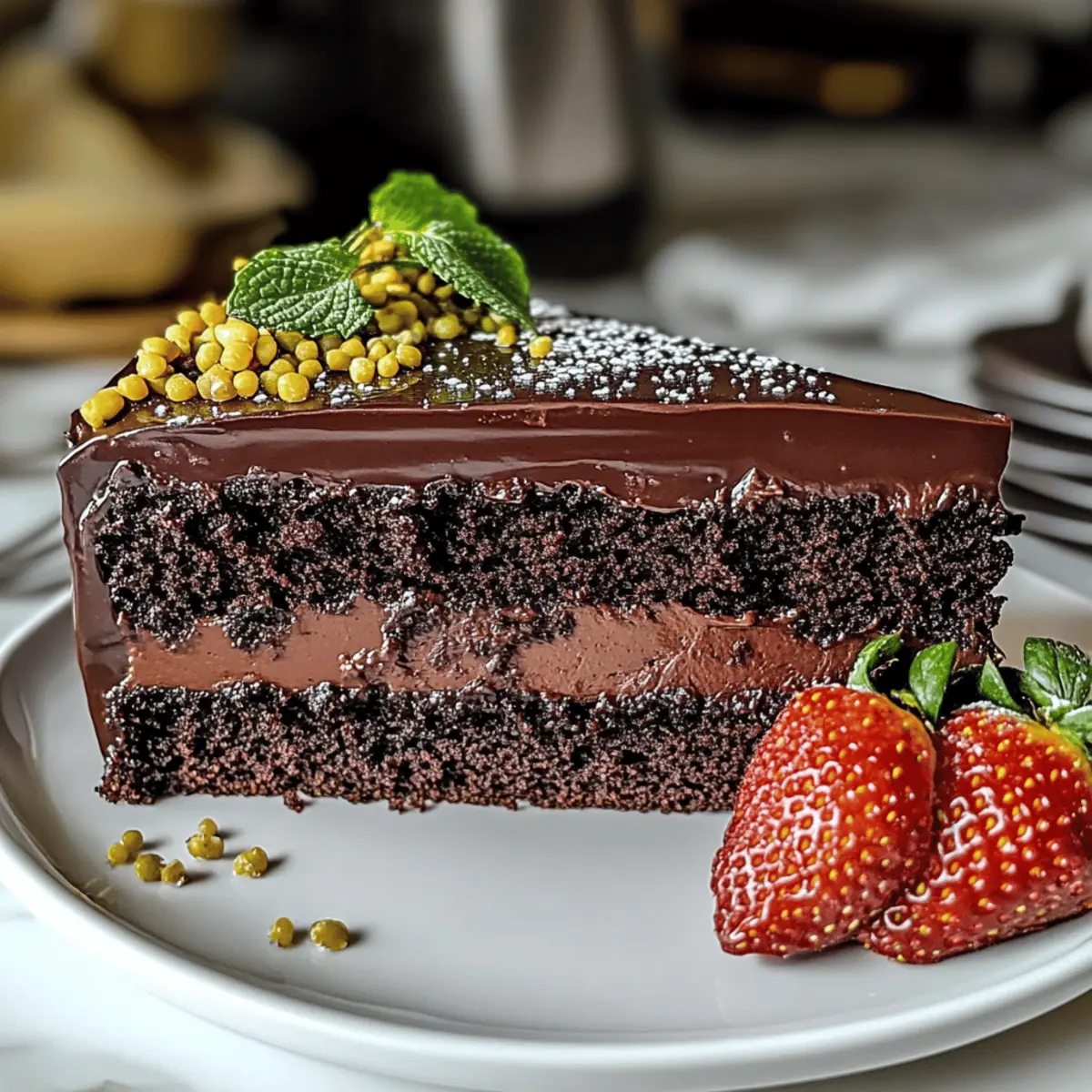 Gâteau au chocolat de Dubaï irrésistible et facile