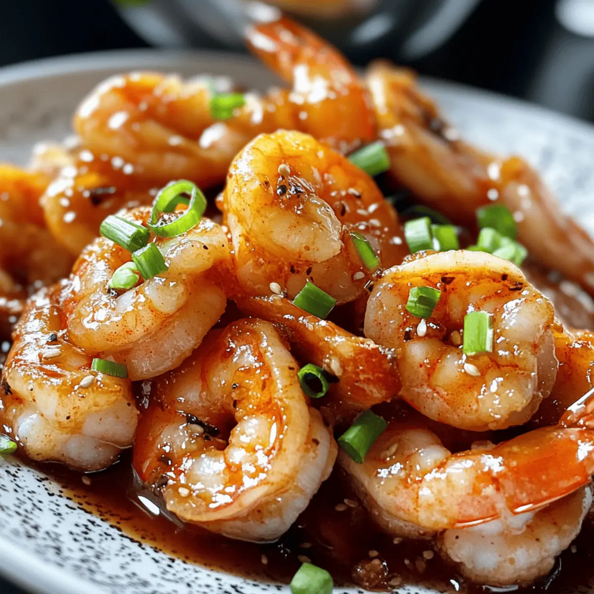 Crevettes au miel et à l'ail en 10 minutes