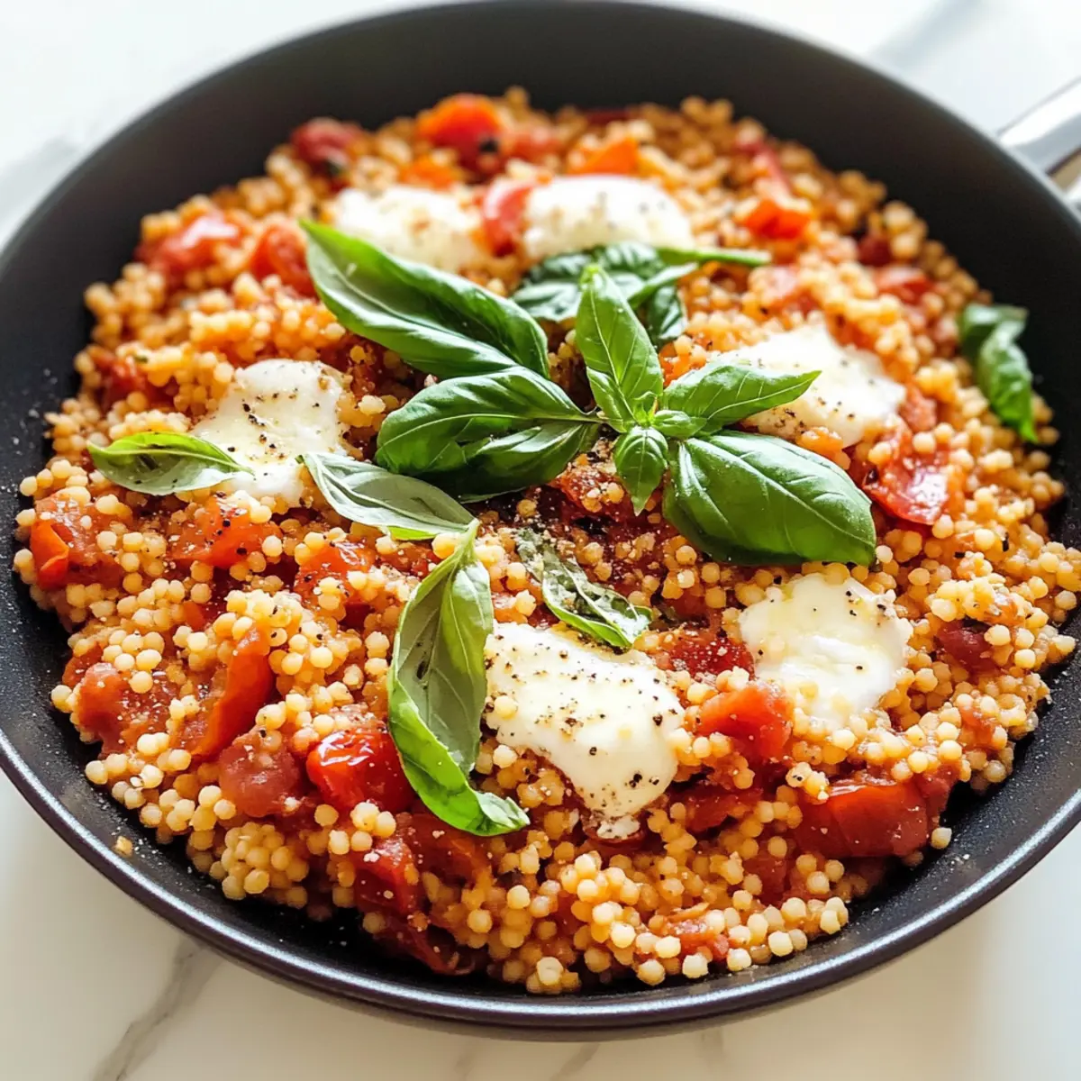 Couscous en une seule poêle savoureux et rapide