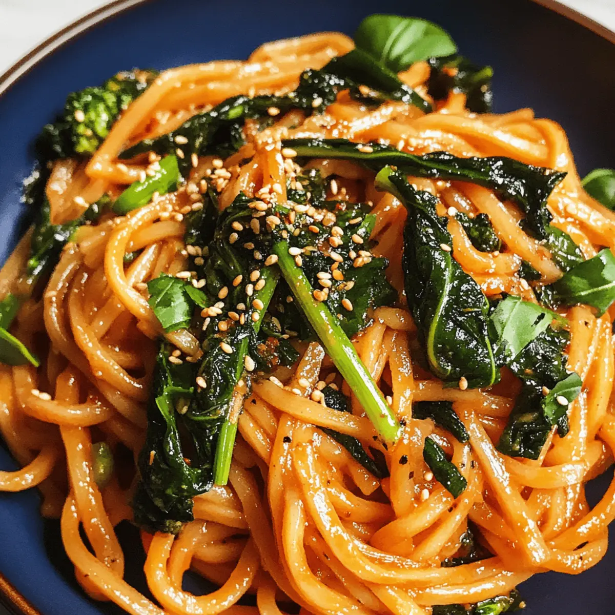 Nouilles Gochujang-Sésame : le plat rapide et épicé