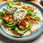 Wrap de Halloumi au piment