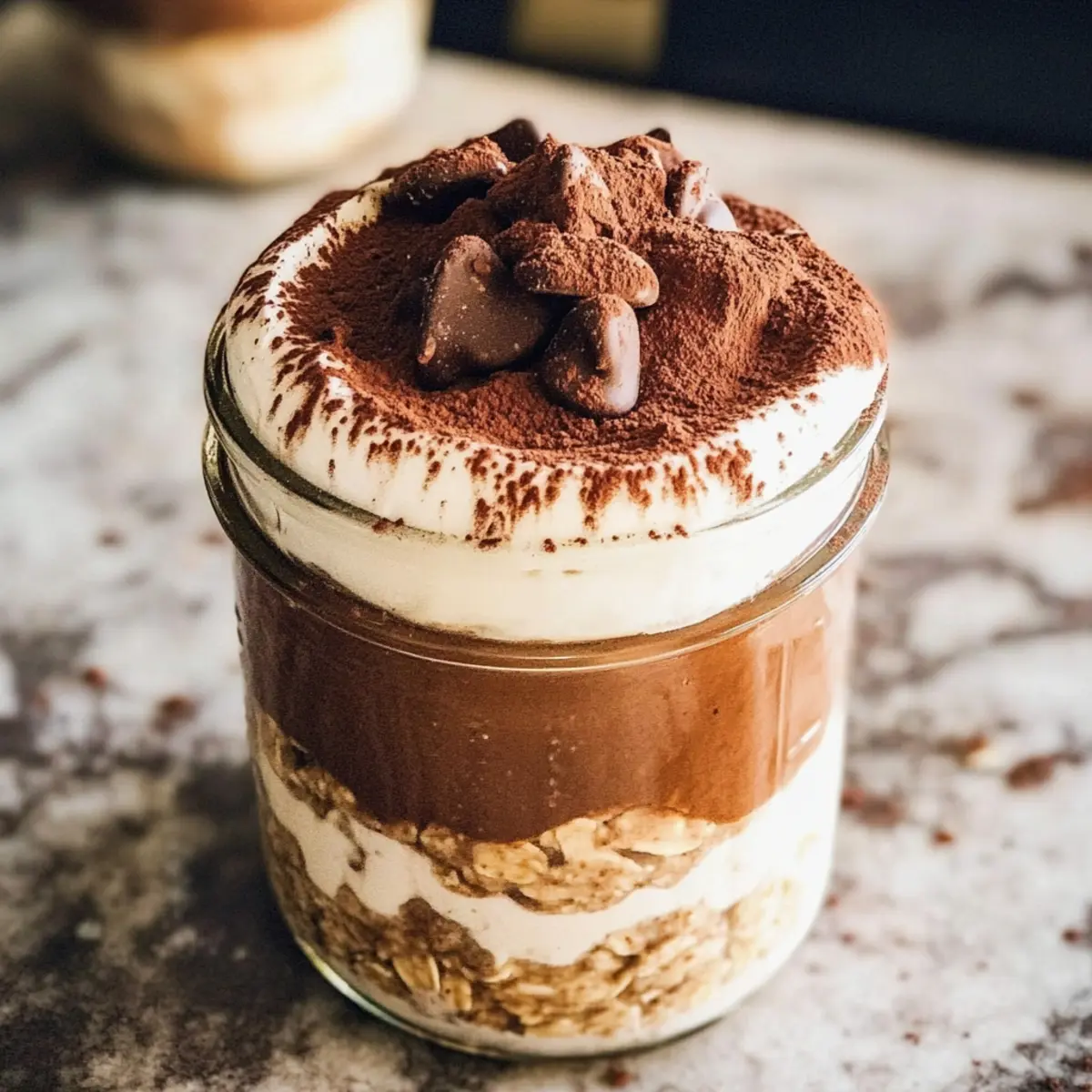 Tiramisu Avoine de Nuit Végétalienne Délicieuse