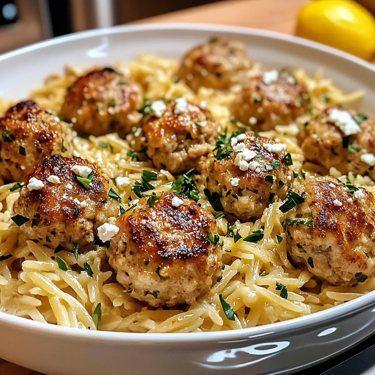 Boulettes de viande au poulet grec irrésistibles
