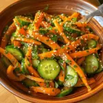 Salade de concombre et carotte