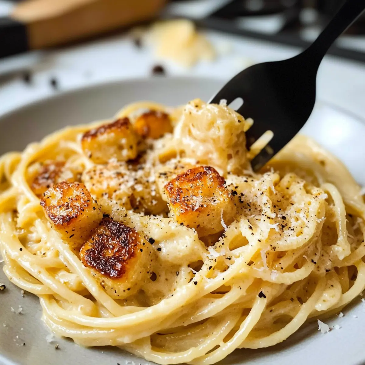 Savourez une Carbonara de Halloumi Crémeuse et Rapide