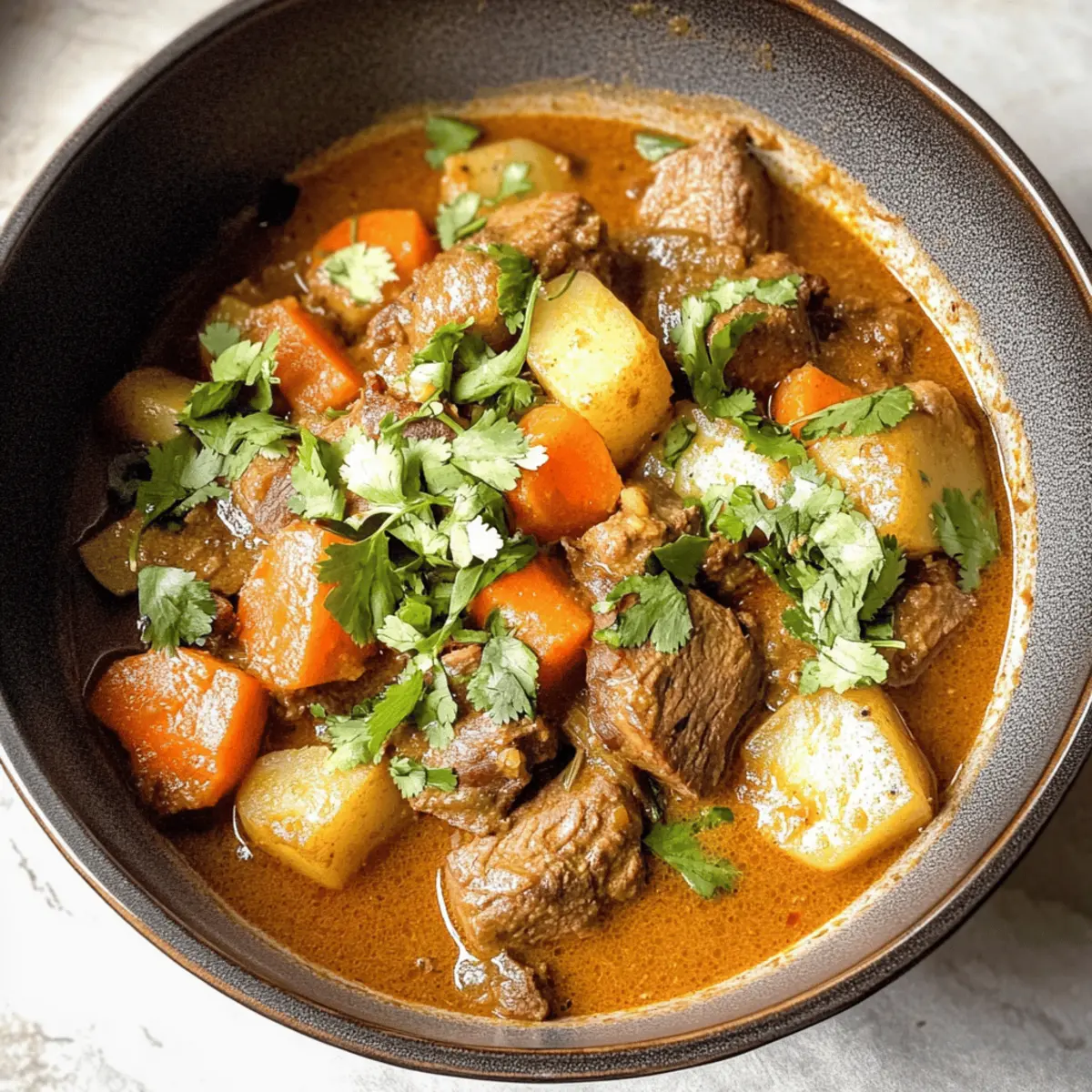 Curry d’agneau à la noix de coco simple et savoureux