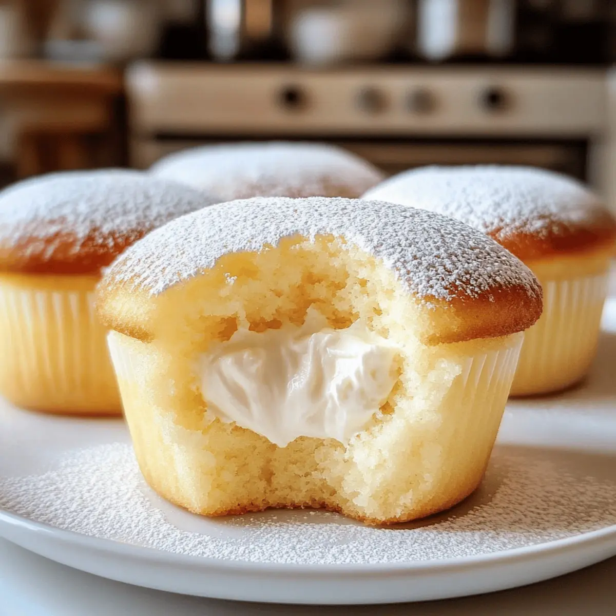 Gâteaux cupcakes au fromage japonais moelleux et légers