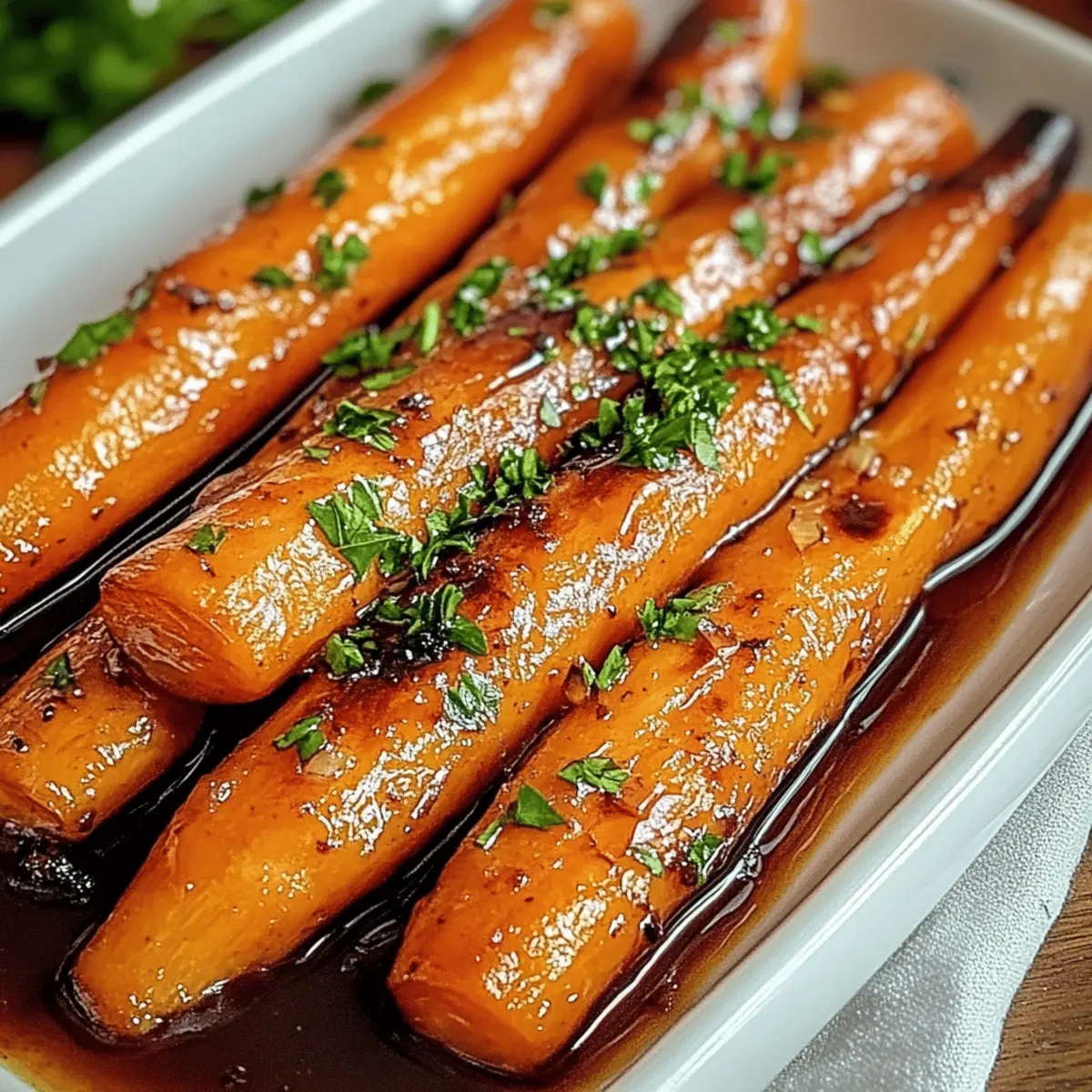 Carottes rôties au miel et à la moutarde de Dijon