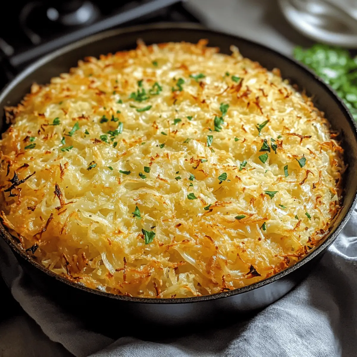 Hash Brown à la Chou Irish Cheddar Facile et Savoureux