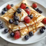 Crêpes protéinées saines