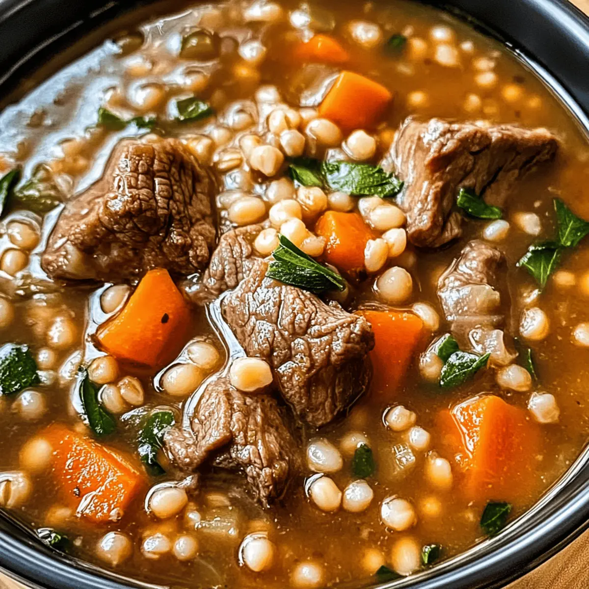 Soupe de bœuf et d’orge Gordon Ramsay réconfortante