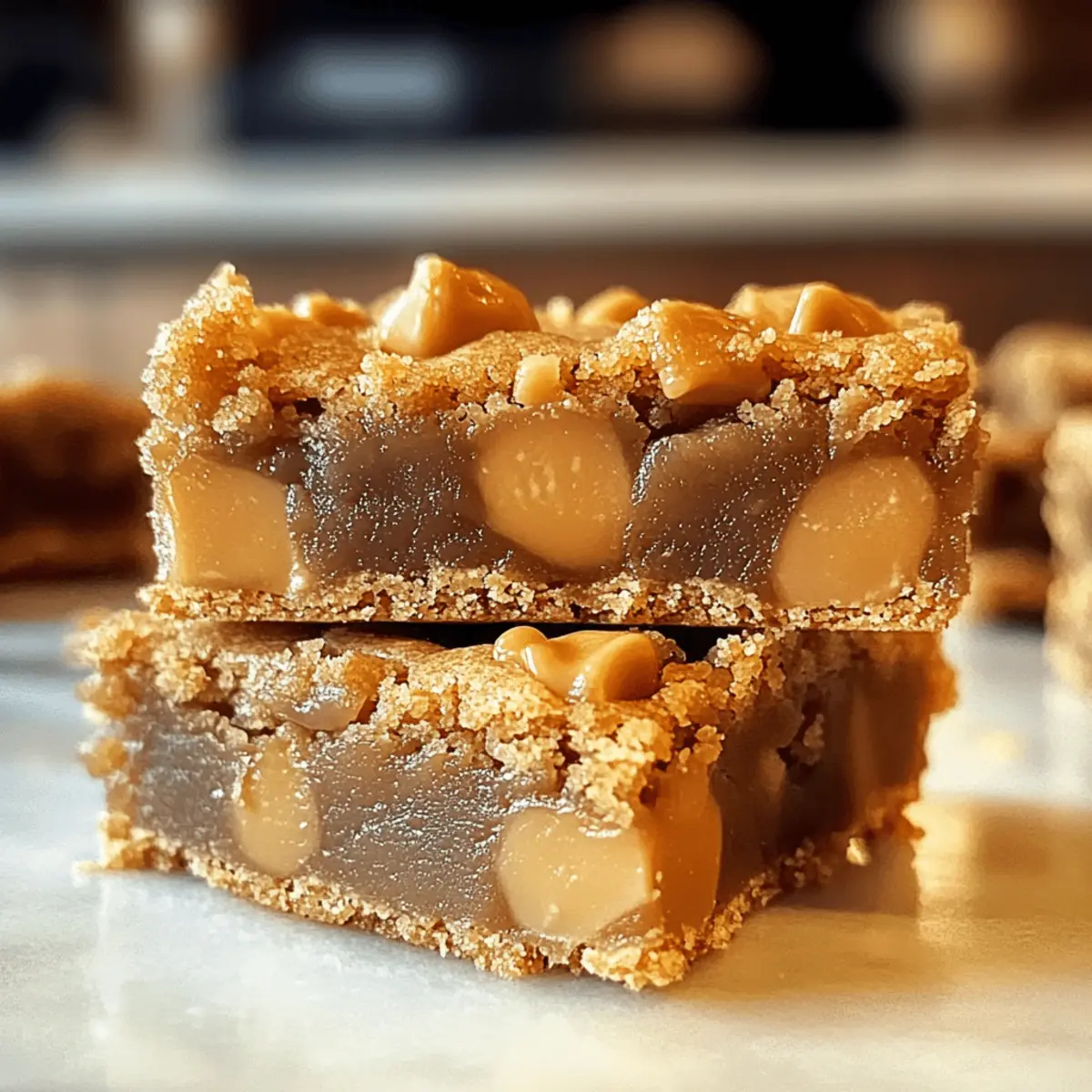 Barres de biscuits au caramel au beurre irrésistibles