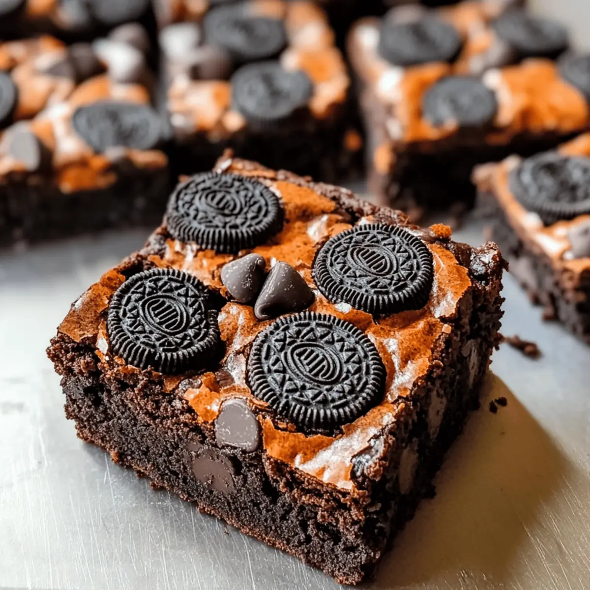 Brownies Boo aux Oreos Halloween : Délices Chocolatés