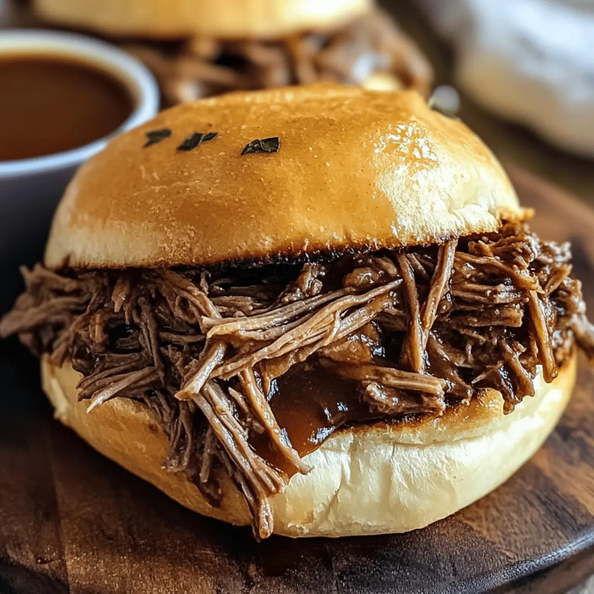 Sandwiches au jus de boeuf à la Crockpot faciles et savoureux