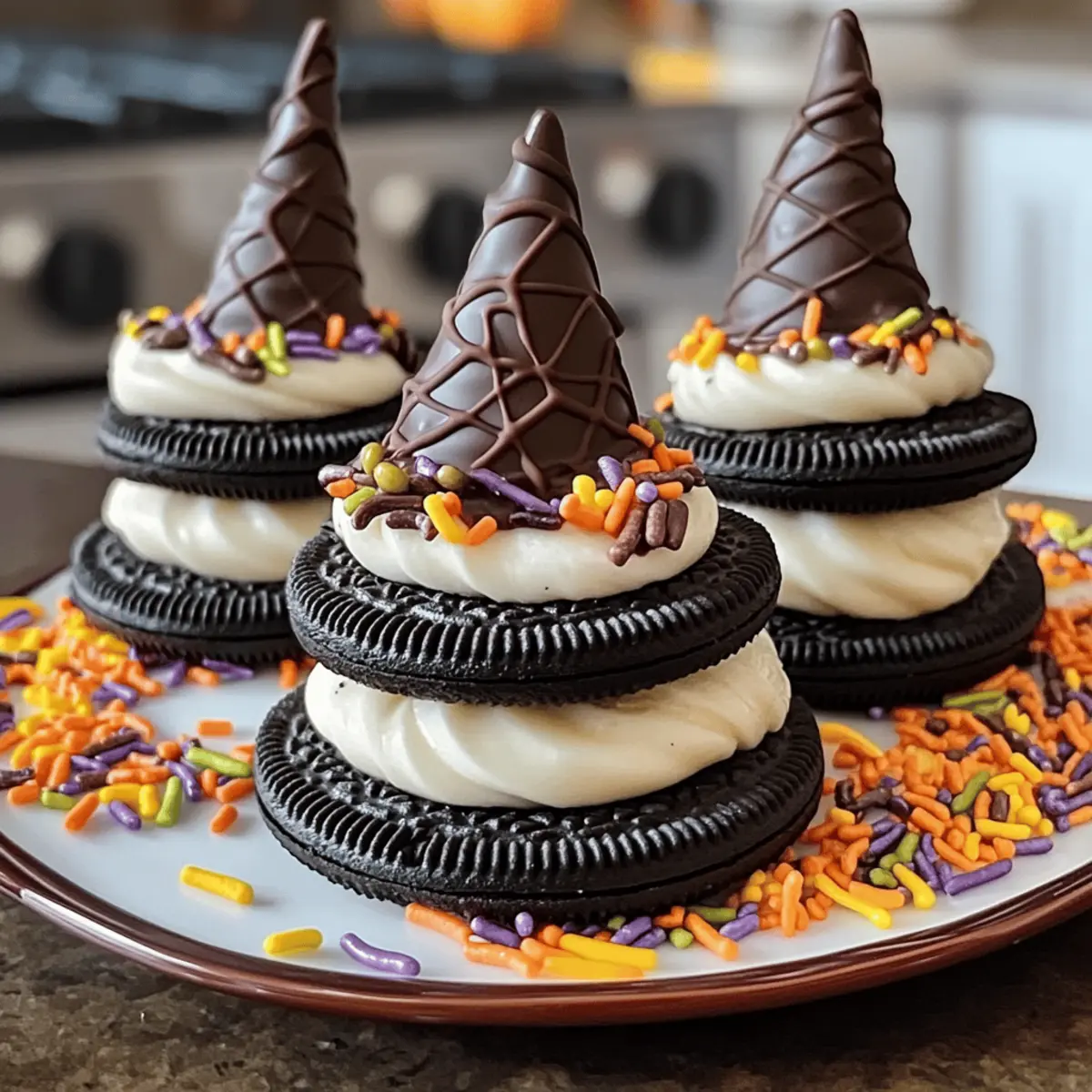 Biscuits Chapeau de Sorcière Oreo Faciles et Délicieux