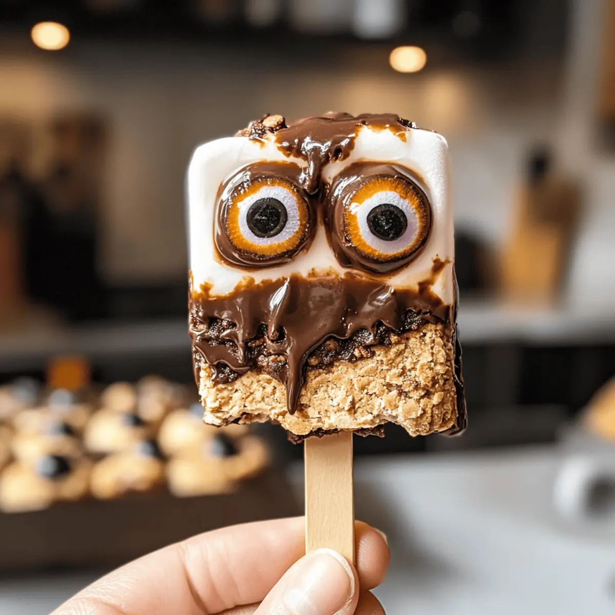 S’mores Pops d’Halloween irrésistibles à réaliser