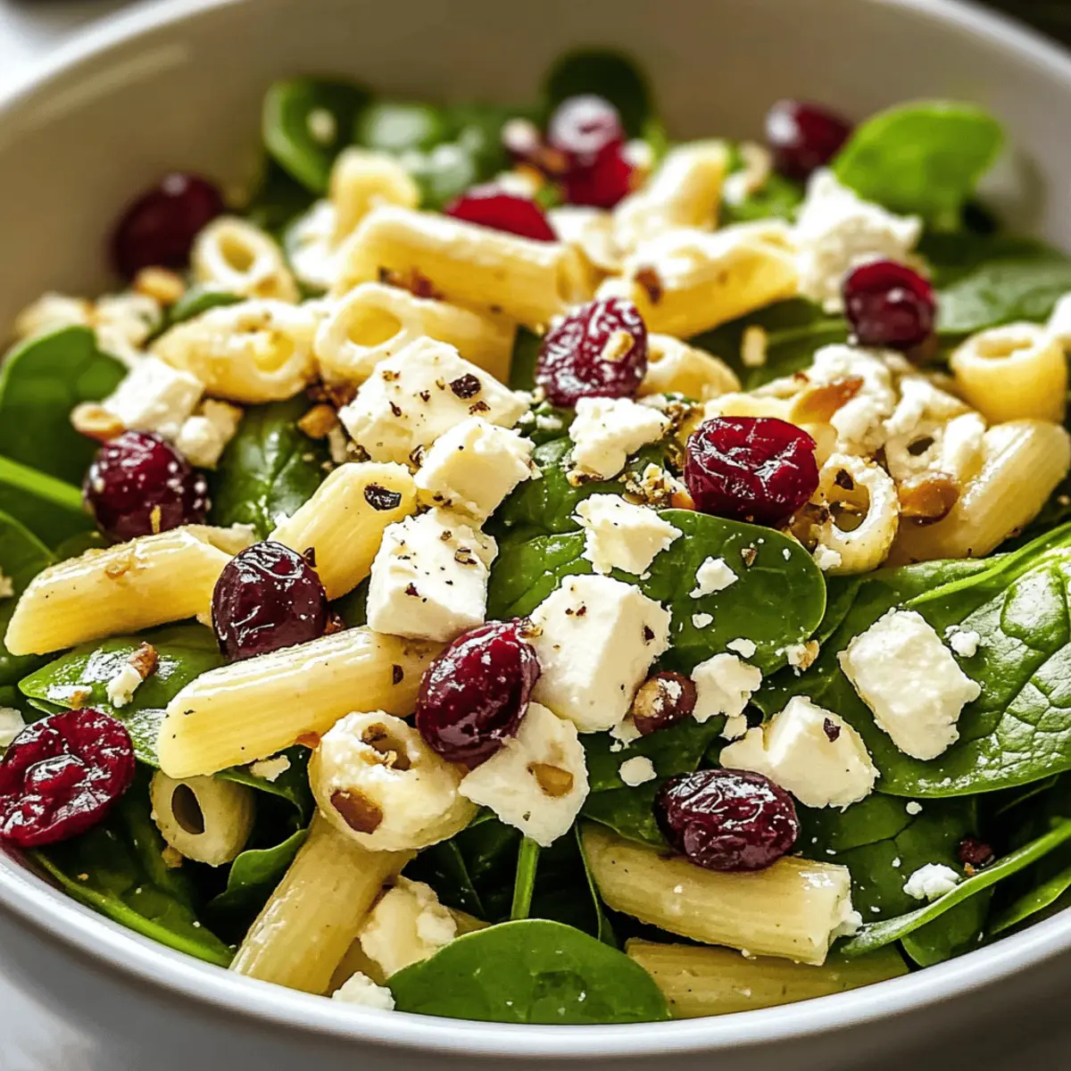 Salade avec Feta et Canneberges Énergisante