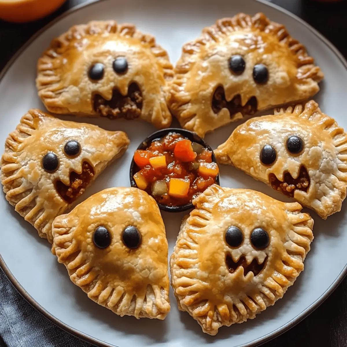 Tarte aux mains de fantôme taco : Festin ludique maison