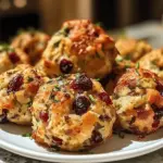 Boulettes de farce au dinde et aux canneberges