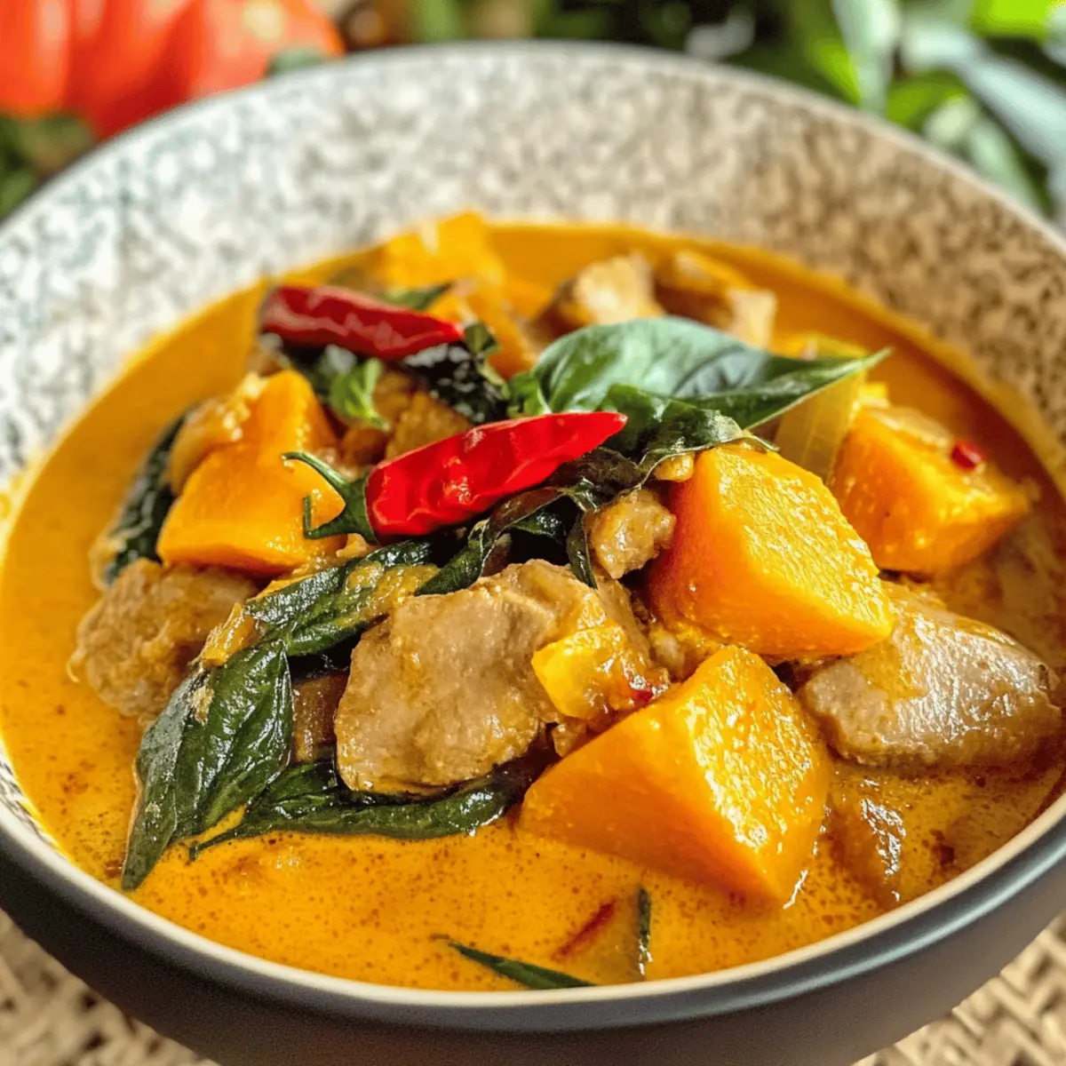 Curry de potiron thaïlandais : facile et savoureux