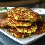 Beignets de courgettes accompagnement