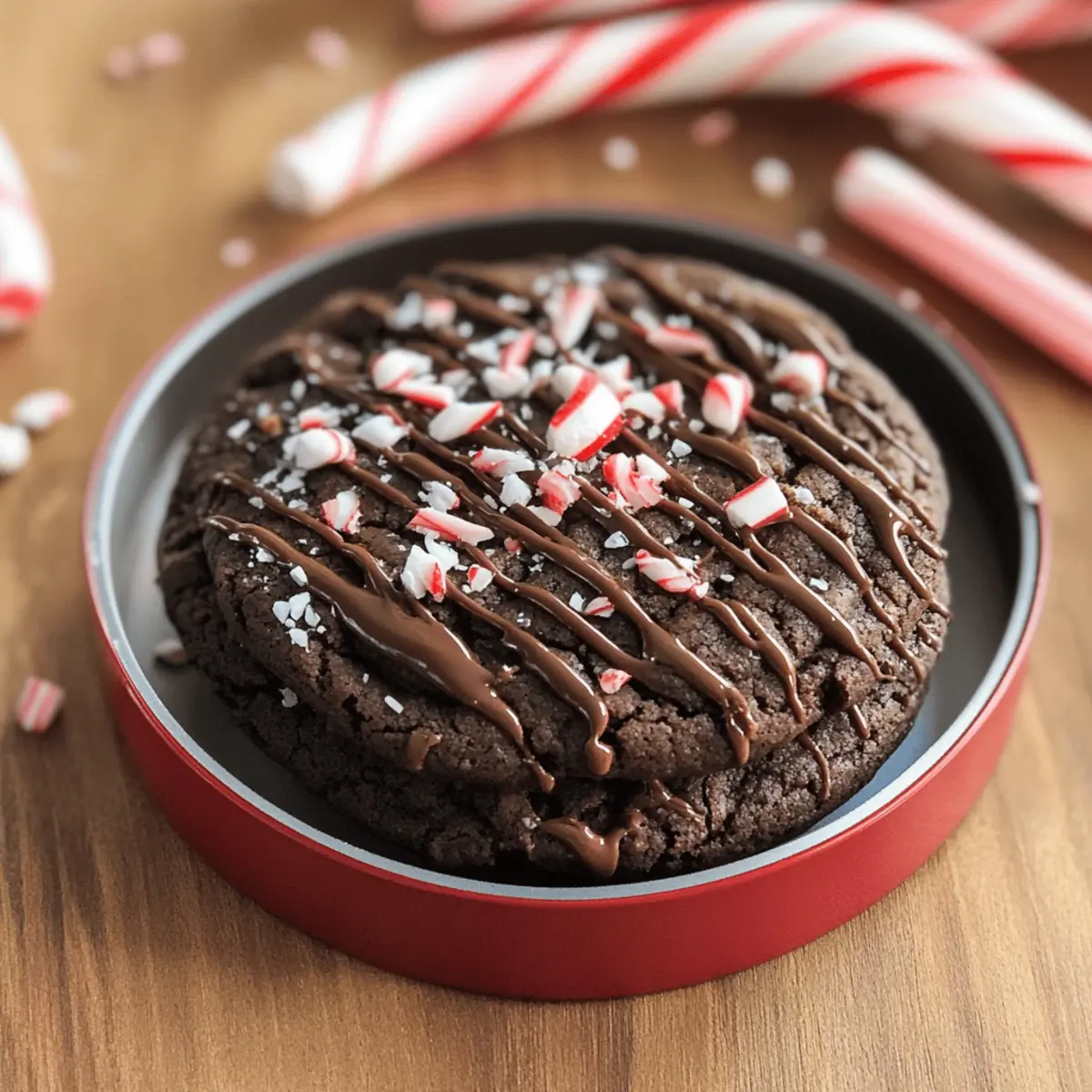 Biscuits au chocolat et à la menthe poivrée irrésistibles