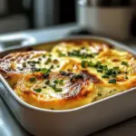 Oeufs au fromage cottage au four