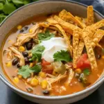 Soupe de tortilla au poulet