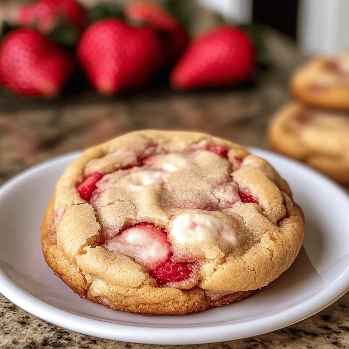 Biscuits au Cheesecake à la Fraise Délicieusement Fondants