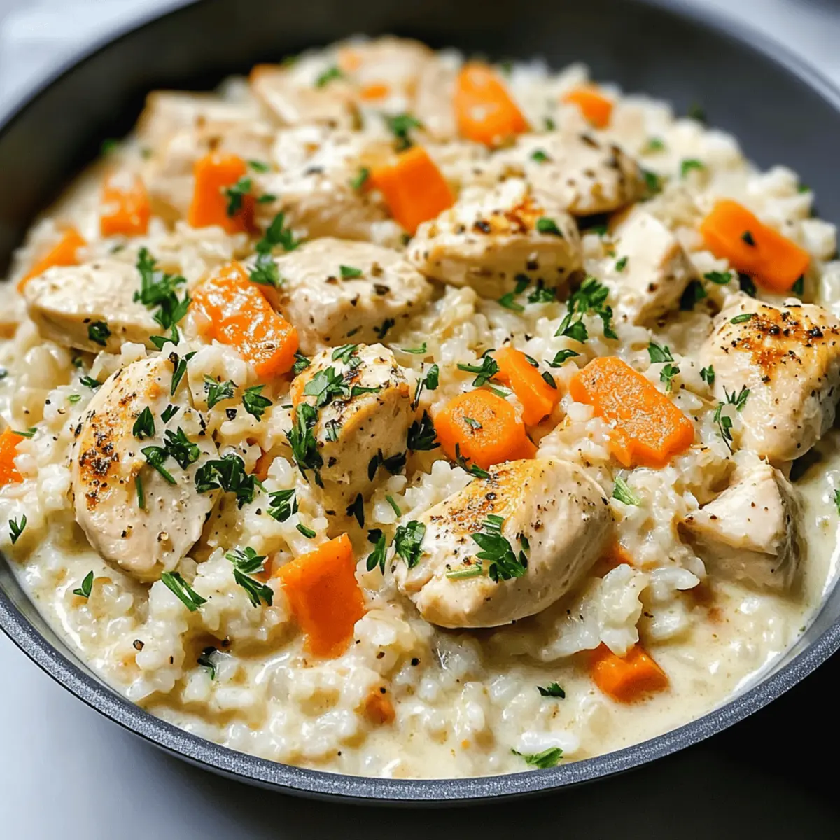 Poulet et riz en un seul plat irrésistible