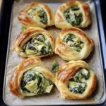 Tourbillons d'épinards et d'artichauts