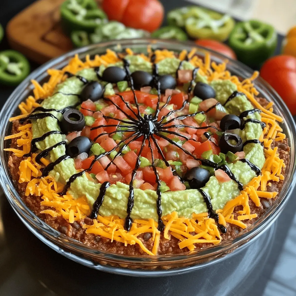 Taco trempette toile d’araignée irrésistible pour Halloween