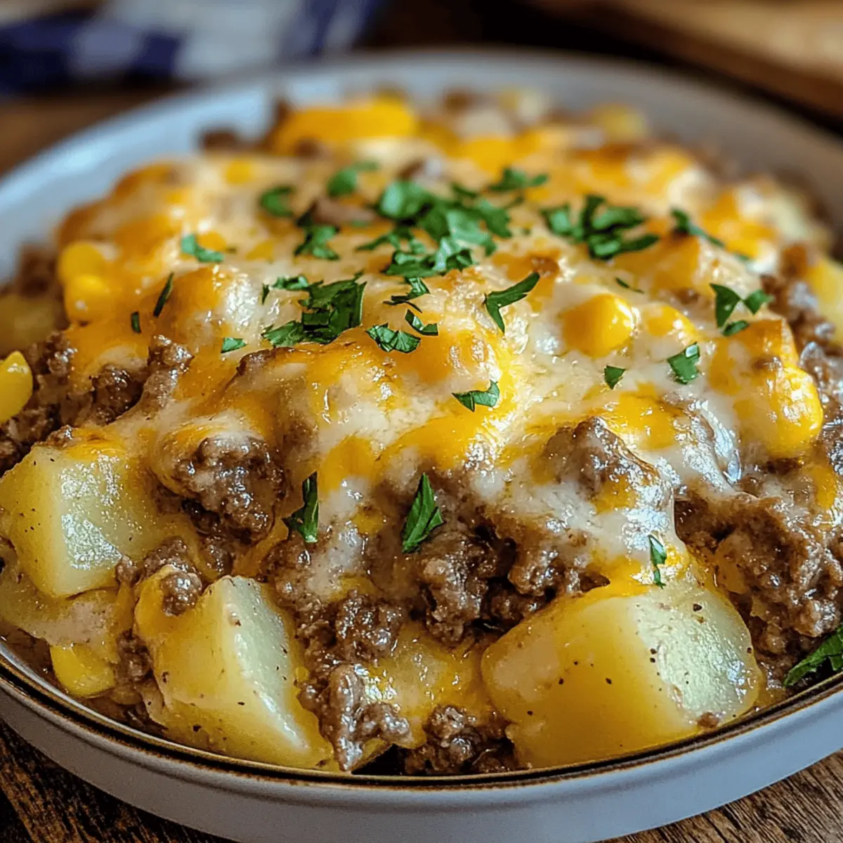 Casserole de pommes de terre cowboy réconfortante