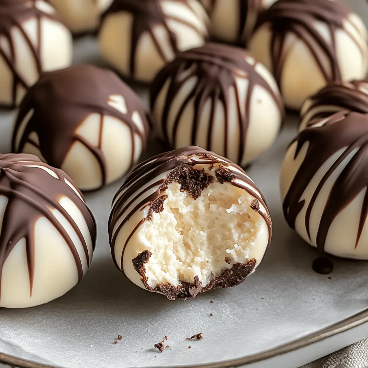 Boules de Cheesecake Baileys ultra crémeuses
