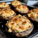 Champignons farcis au crabe