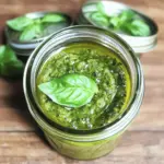 Sauce de basilic congelée