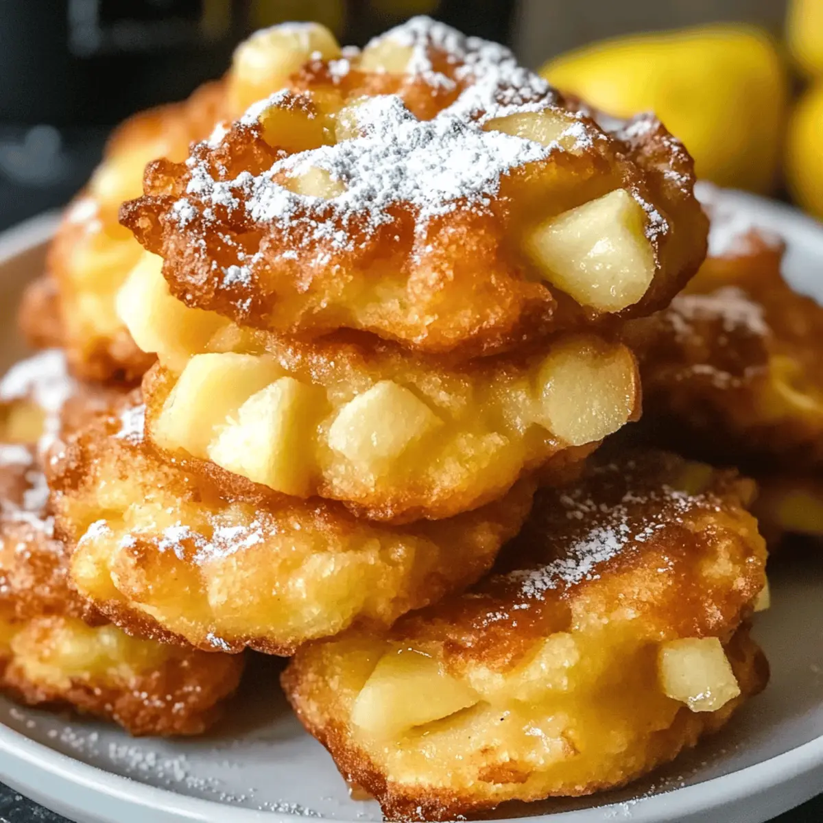 Beignets aux pommes à air chaud faciles et délicieux