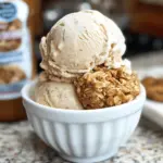Crème glacée aux galettes d'avoine