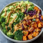 Bol Bouddha de Patate Douce aux Cacahuètes Thaïes