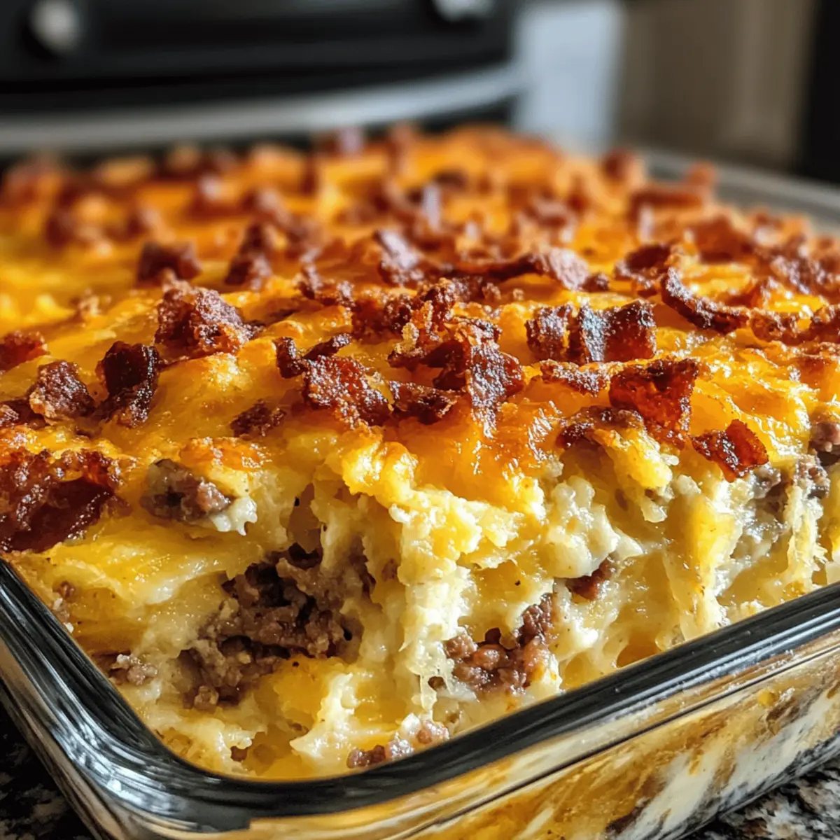 Casserole de petit-déjeuner Crack, simple et délicieux