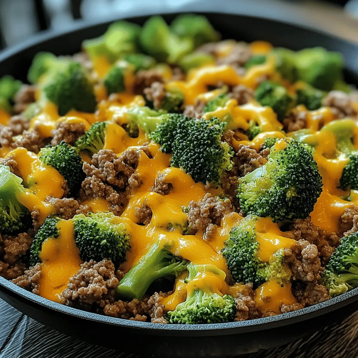 Keto Hamburger Broccoli Poêle Savoureuse en 30 Minutes
