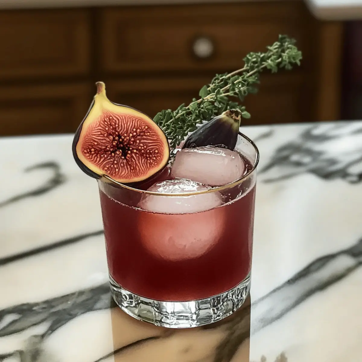 Punch aux figues et au thym des vampires festif