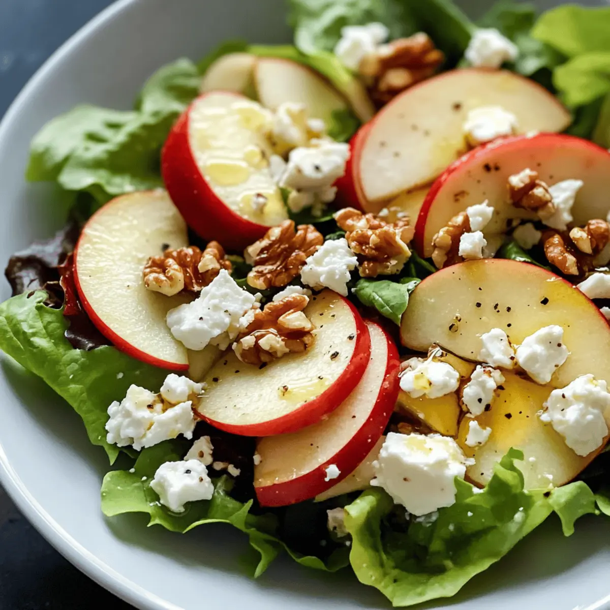 Salade de pommes Honeycrisp et feta irrésistible
