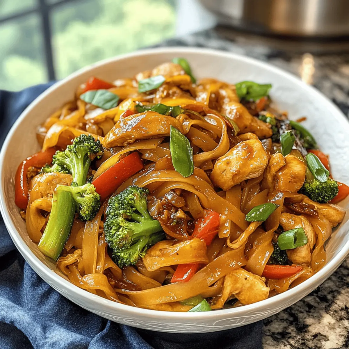 Nouilles enivrées : Recette thaïlandaise rapide et savoureuse