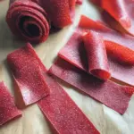 Cuir de fruit fraise pomme